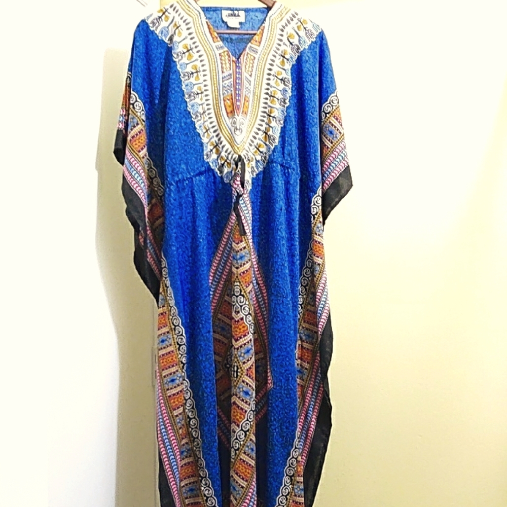 Maxi Kaftan Beach Cover - OSFM‎